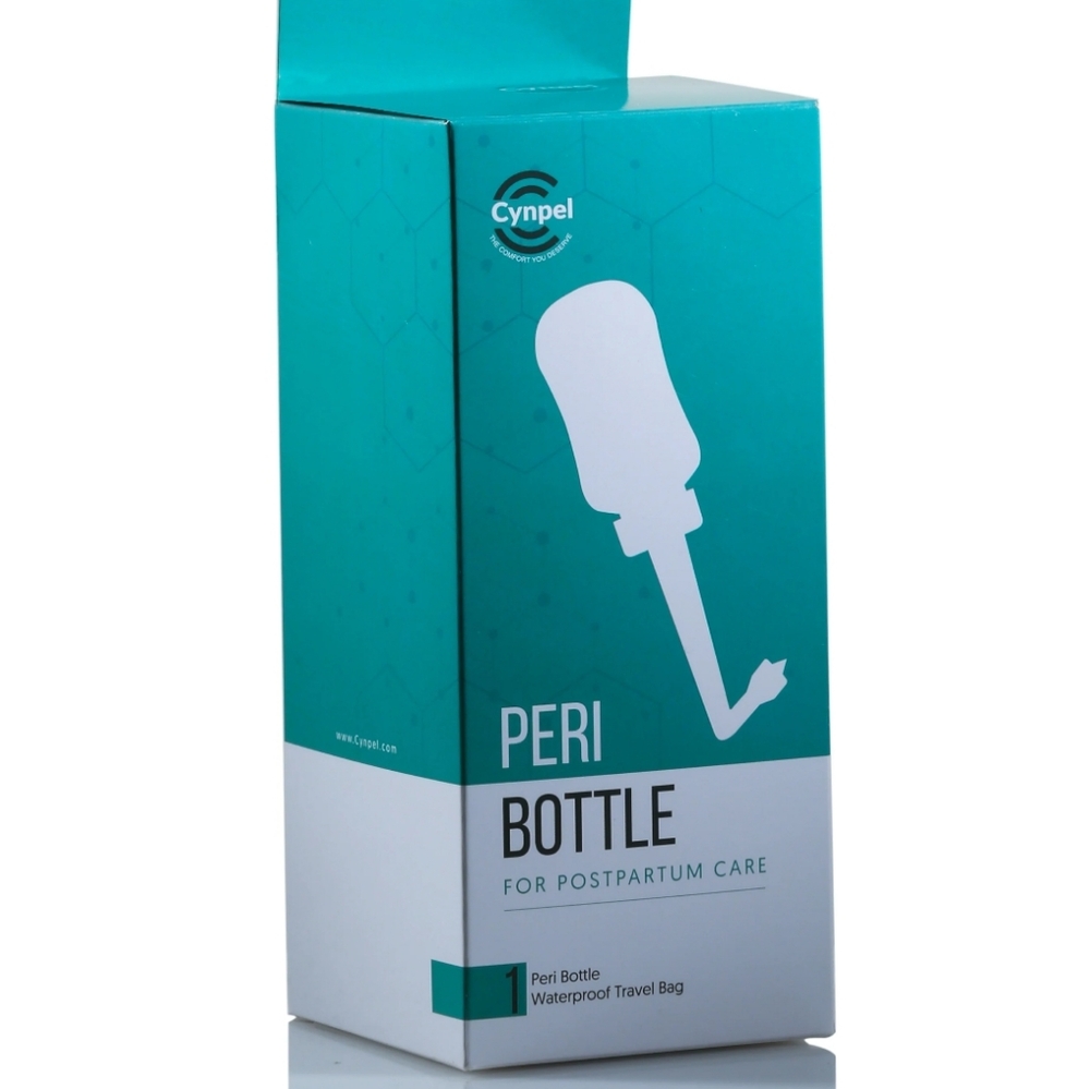 New & Sealed Peri Bottle for Postpartum Care With Waterproof Travel Bag